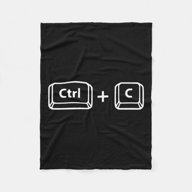 Paste Ctrl C Ctrl V Dad Son Happy Father39s Day Fa Fleece Blanket (Front)