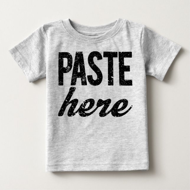 PASTE For Copy Paste Twins Baby T-Shirt (Front)