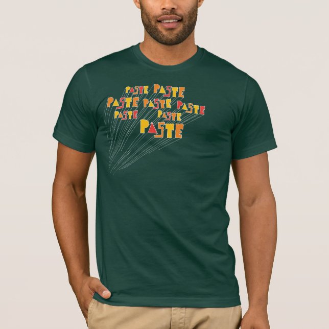 Paste Hand Drawn Logo Array T-Shirt (Front)