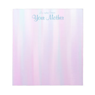 Paste Stripes 5.5" x 6" Notepad - 40 pages