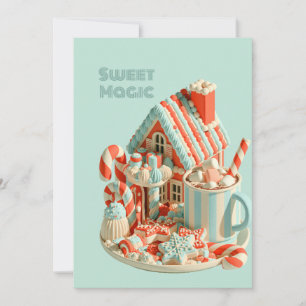 Pastel 3D Candy House Sweet Magic