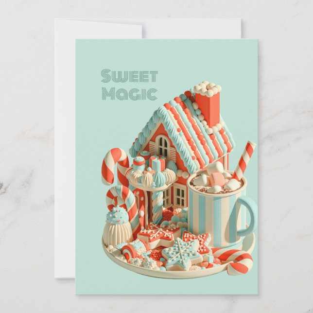 Pastel 3D Candy House Sweet Magic (Front)