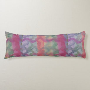 Pastel Abstract Art  Body Cushion