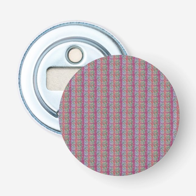 Pastel Abstract Art Bottle Opener (Front)