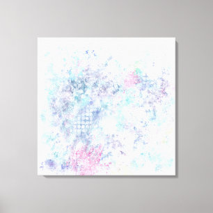 Pastel Abstract Art Canvas Print