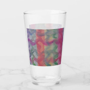 Pastel Abstract Art Glass