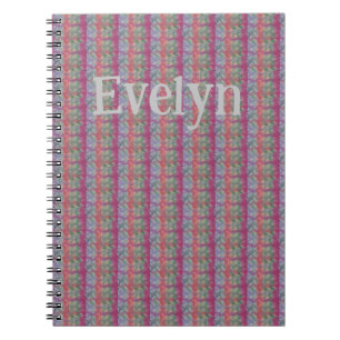 Pastel Abstract Art Spiral Notebook