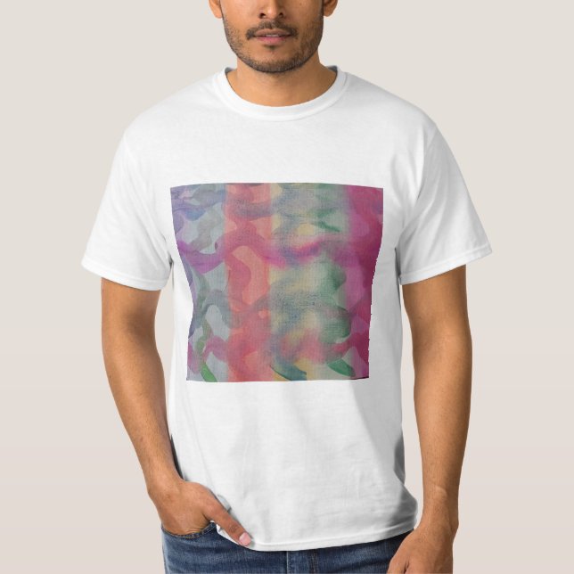 Pastel Abstract Art  T-Shirt (Front)