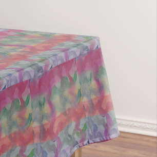 Pastel Abstract Art Tablecloth