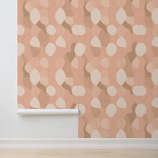 Pastel Abstract Balloon Pattern Design Wallpaper (Application)
