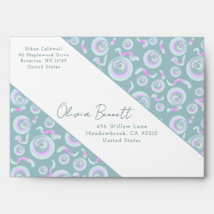 Pastel Abstract Design Envelope