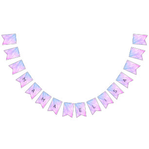 Pastel Abstract Elegant Chic CUSTOM BABY SHOWER Bunting