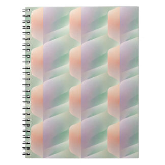 Pastel Abstract Gradient Soft Colour Aesthetic Notebook