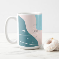 Pastel Abstract Live Laugh Love
