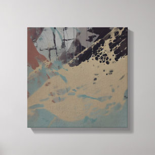 Pastel abstract painting canvas print
