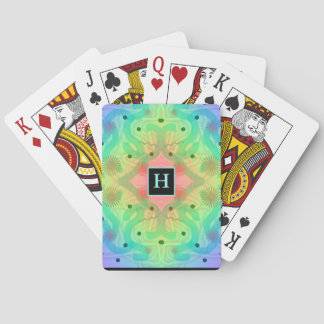 Pastel Abstract Pattern Classic Playing Cards