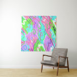 Pastel Abstract Pop Art  Tapestry<br><div class="desc">Colourful abstract art with expressive marks</div>