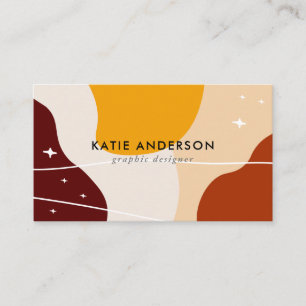 Pastel Abstract Professional Business Card