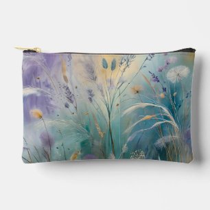 Pastel Abstract Whispers of Nature, Grasses II Accessory Pouch
