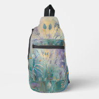 Pastel Abstract Whispers of Nature, Grasses II