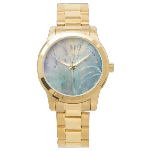 Pastel Abstract Whispers of Nature, Grasses II Watch