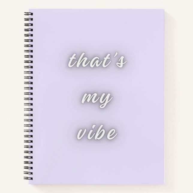 Pastel Aesthetic Clean Notebook Journal  (Front)
