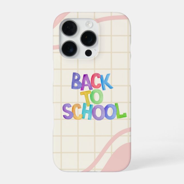 Pastel Aesthetic Minimal Phone Case  (Back)