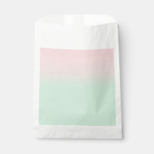 Pastel Aesthetic Muted Gradient Pink Mint Green Favour Bags