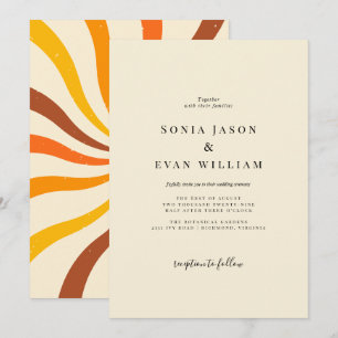 Pastel Aesthetic Simple Invitation just married