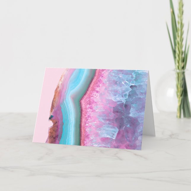 Pastel Agate Card (Front)
