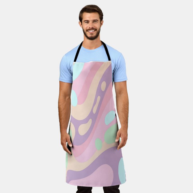 Pastel All Over Print Apron Keep it Handsome (Worn)