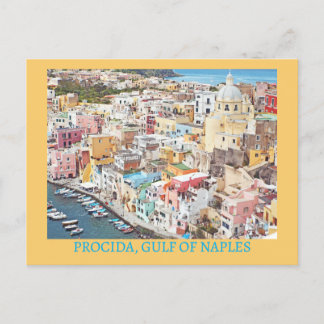 Pastel and Dreamy Procida (Gulf Of Naples) Postcard