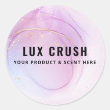 Pastel And Gold Alcohol Ink Product Labels