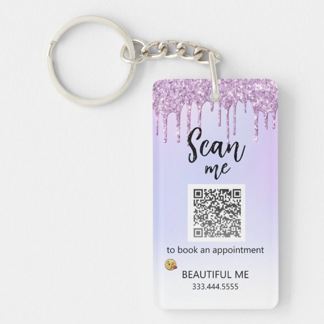 *~* Pastel AP36 QR Promo Logo Acrylic Key Ring (Front)