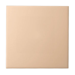 Pastel Apricot Solid Colour   Classic   Elegant Tile