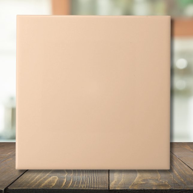 Pastel Apricot Solid Colour | Classic | Elegant Tile (Creator Uploaded)