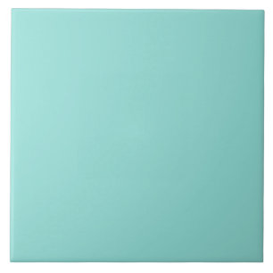Pastel Aqua Green Ceramic Tile. Tile