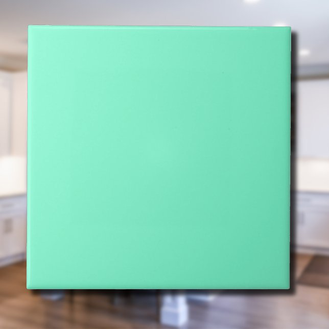 Pastel Aqua Solid Colour | Classic | Elegant Tile (Creator Uploaded)