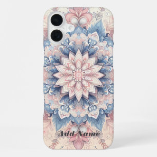 Pastel Arabesque Mandala Art iPhone 16 Plus Case