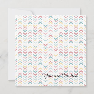 Pastel Arrows Invitation