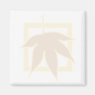 Pastel Autumn Maple Leaf Magnet