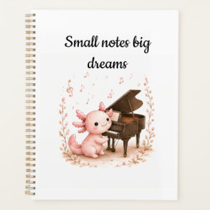 Pastel Axolotl Daily Planner