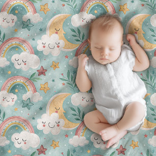 Pastel Baby Blanket Cosy Gift with Sky Magic