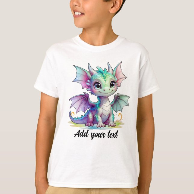 Pastel Baby Dragon T-Shirt (Front)