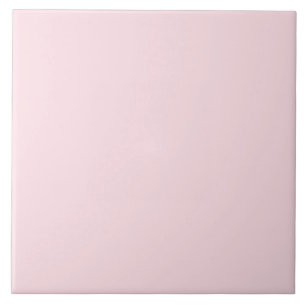 Pastel Baby Light Pink Solid Colour Minimalist Tile