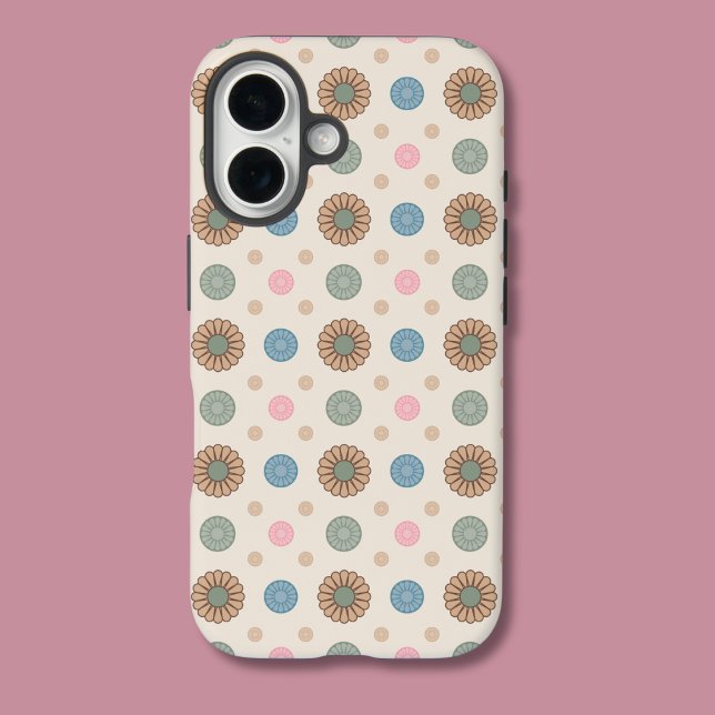 Pastel Babylonian Inspired Floral Pattern Case-Mate iPhone Case (Creator Uploaded)