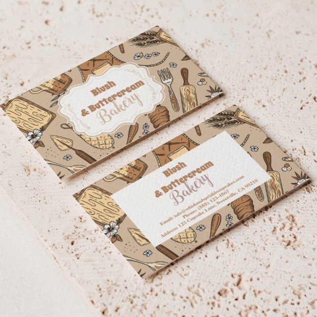 Pastel Bakery Branding Business Card (Creator Uploaded)