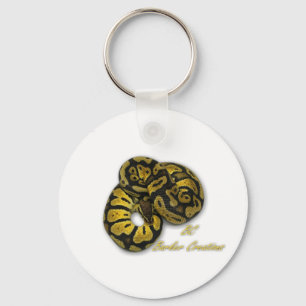 Pastel Ball Python Key Ring