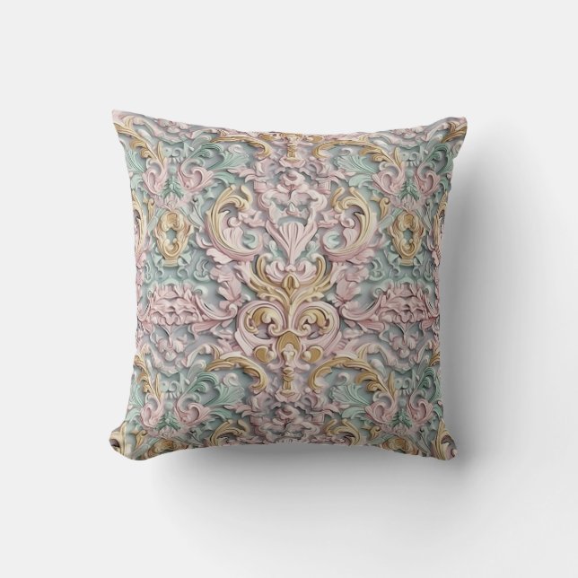 Pastel Baroque  Cushion (Front)