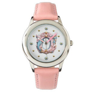 Pastel Baroque Letter O Watch